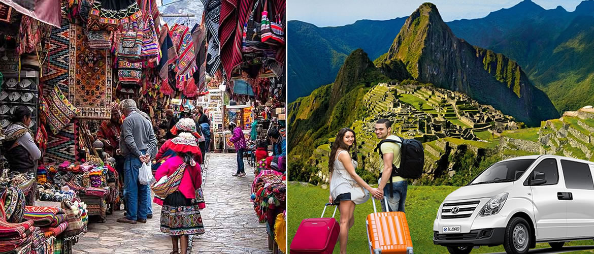 Ruinas de Pisac, Mercado de Pisac - Taxi Cusco